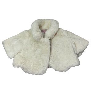 Baker by Ted Baker Faux Fur Bolero Coat Size 4Y